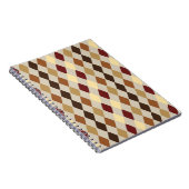 Diamond-Muster-Notebook Notizblock (Rechte Seite)