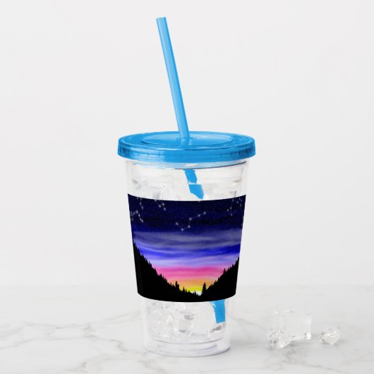 Diamond Night Acryltrinkbecher (Vorderseite Ice)