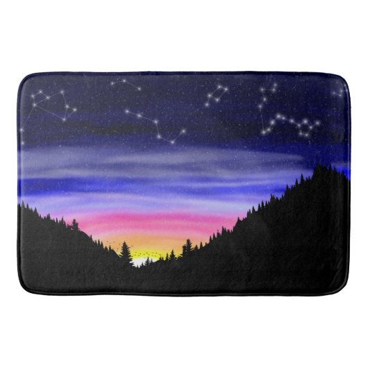 Diamond Night Bath Mat Badematte (Vorderseite)