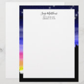 Diamond Night Briefbogen (Vorne/Hinten)