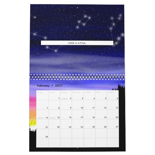Diamond Night Calendar Kalender (Feb 2027)
