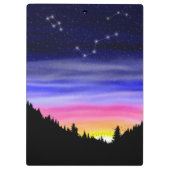 Diamond Night Clipboard Klemmbrett (Rückseite)