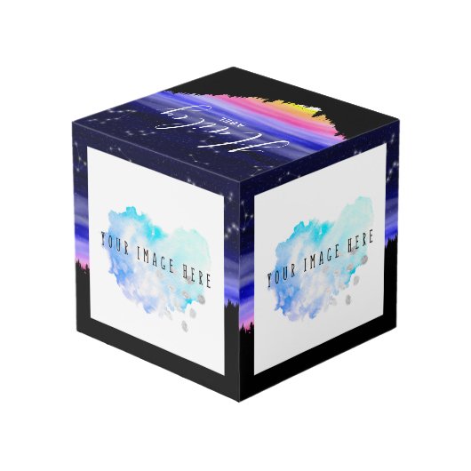 Diamond Night Cube Würfel (Rückseite Schrägansicht)