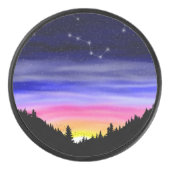 Diamond Night Eishockey Puck (Vorderseite)