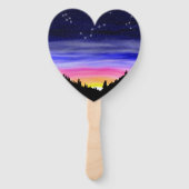 Diamond Night Fächer (Rückseite)