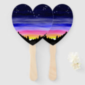 Diamond Night Fächer (Vorne und Hinten)