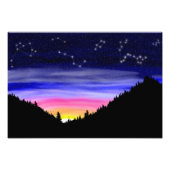 Diamond Night Foto Print (Vorne)