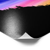 Diamond Night Foto Print (Ecke)