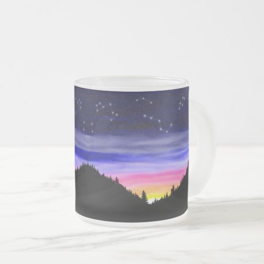 Diamond Night Mattglastasse (VorderseiteRechts)