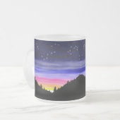 Diamond Night Mattiert Glass Coffee Tasse (Vorderseite Links)