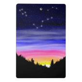 Diamond Night Mini Clipboard Klemmbrett (Rückseite)