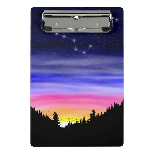 Diamond Night Mini Clipboard Klemmbrett (Vorderseite)