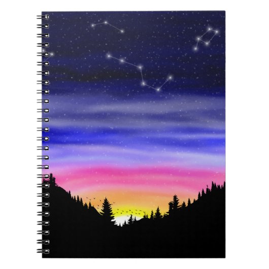 Diamond Night Notebook Notizblock (Vorderseite)