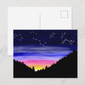 Diamond Night Postcard Postkarte (Vorne/Hinten)