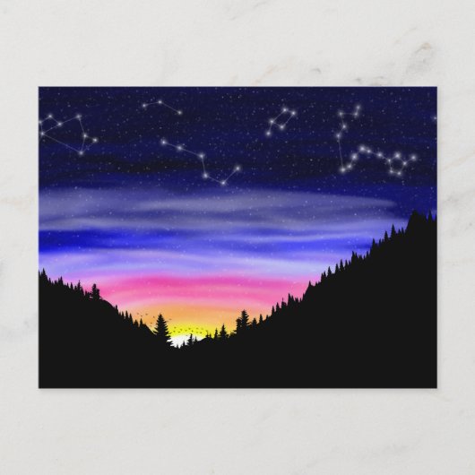 Diamond Night Postcard Postkarte (Vorderseite)