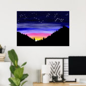 Diamond Night Poster (Heimbüro)