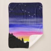 Diamond Night Sherpa Blanket Sherpadecke (Vorderseite)