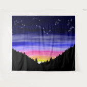 Diamond Night Tapestry Wandteppich (Vorderseite (Horizontal))