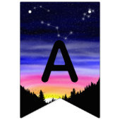 Diamond Night Wimpelkette (Dritte Fahne)