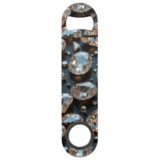 Diamond Opener Accessory sieht wie echter Diamant- Speed Flaschenöffner (Vorderseite)