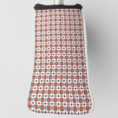 Diamond Orange Muster Golf Headcover (Rotieren 90)