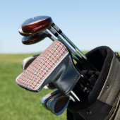 Diamond Orange Muster Golf Headcover (In Situ)
