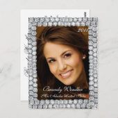 Diamond Pageant Headshot | Autogrammkarte Postkarte (Vorne/Hinten)