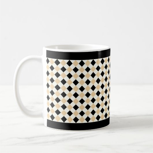 Diamond Pattern #1-2 Kaffeetasse (Links)