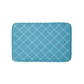 Diamond Pattern Aqua Badematte (Vorderseite)