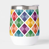 Diamond Pattern Coffee Tasse (Links)
