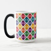 Diamond Pattern Coffee Tasse (Links)