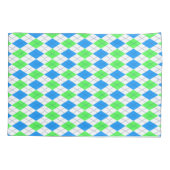 Diamond Pattern Hüllen Kissenbezug (Rückseite-Links)