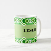 Diamond Pattern Kaffeemugs Kaffeetasse (VorderseiteRechts)