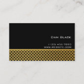 Diamond Pattern Magician Business Card Visitenkarte (Rückseite)