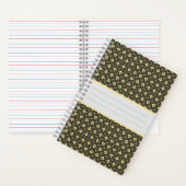 Diamond Pattern Noir Notizblock (Innen)