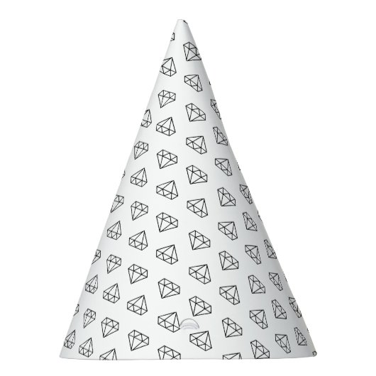 Diamond Pattern Party Hats Partyhütchen (Rechts)