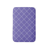 Diamond Pattern purple Badematte (Vorderseite Vertikal)