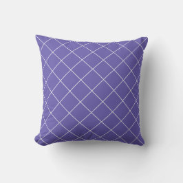 Diamond Pattern purple Kissen