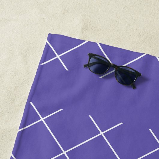 Diamond Pattern purple Strandtuch (Beispiel)