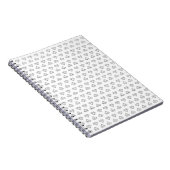 Diamond Pattern Spiral Notebook Notizblock (Rechte Seite)