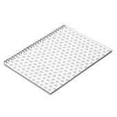 Diamond Pattern Spiral Notebook Notizblock (Linke Seite)