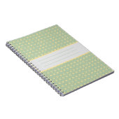 Diamond Pattern Teal Notizblock (Rechte Seite)