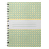 Diamond Pattern Teal Notizblock (Vorderseite)
