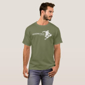 Diamond Peak Lake Tahoe Snowboarder T-Shirt (Vorne ganz)
