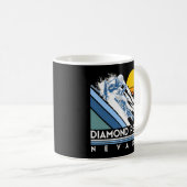 Diamond Peak Nevada Ski Kaffeetasse (VorderseiteRechts)