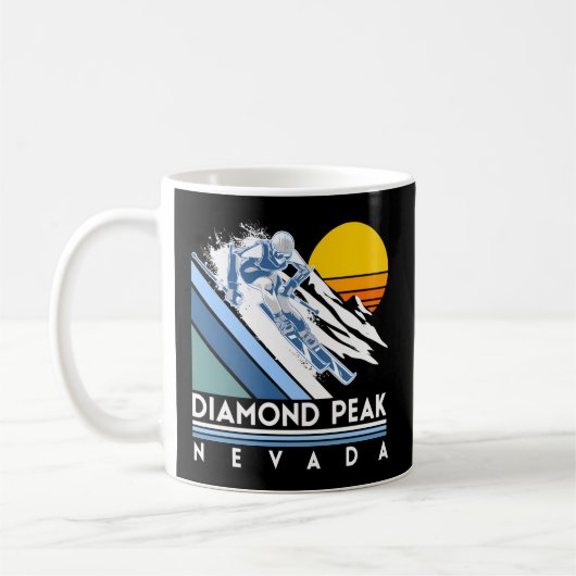 Diamond Peak Nevada Ski Kaffeetasse (Links)
