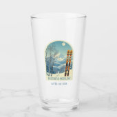 Diamond Peak Nevada Urlaub Après-Ski-Bierglas Glas (Vorderseite)