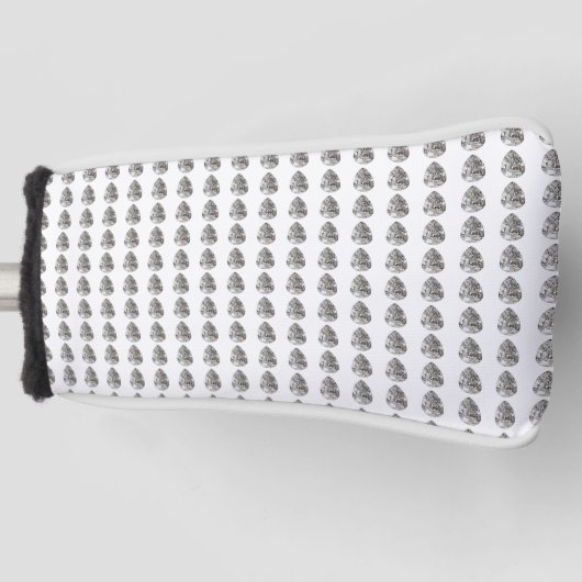 Diamond Pear Pattern Golf Headcover (Vorderseite)
