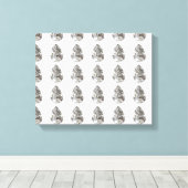Diamond Pear Pattern Leinwanddruck (Insitu (Holzboden))