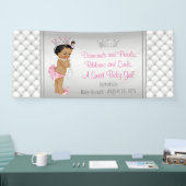 Diamond Pearl Ethnic Princess Baby Dusche Banner (Messe)
